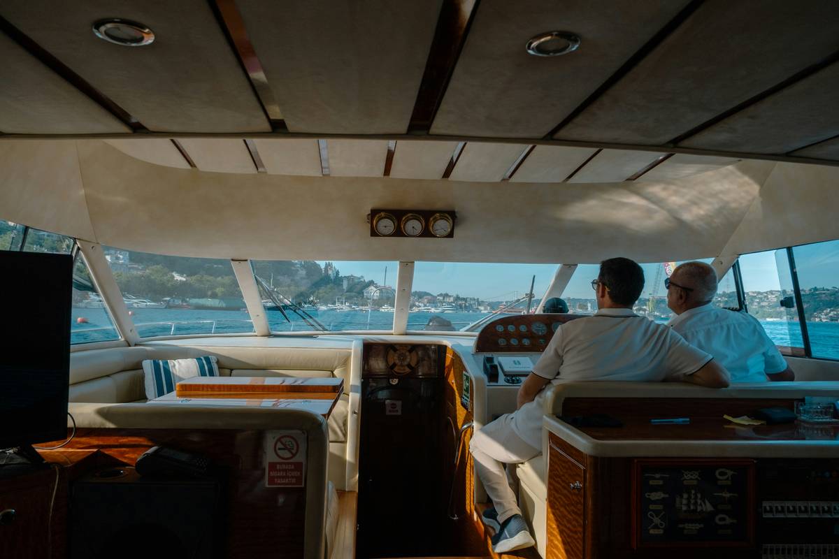Customized elite yacht protection policy documents on a yacht deck